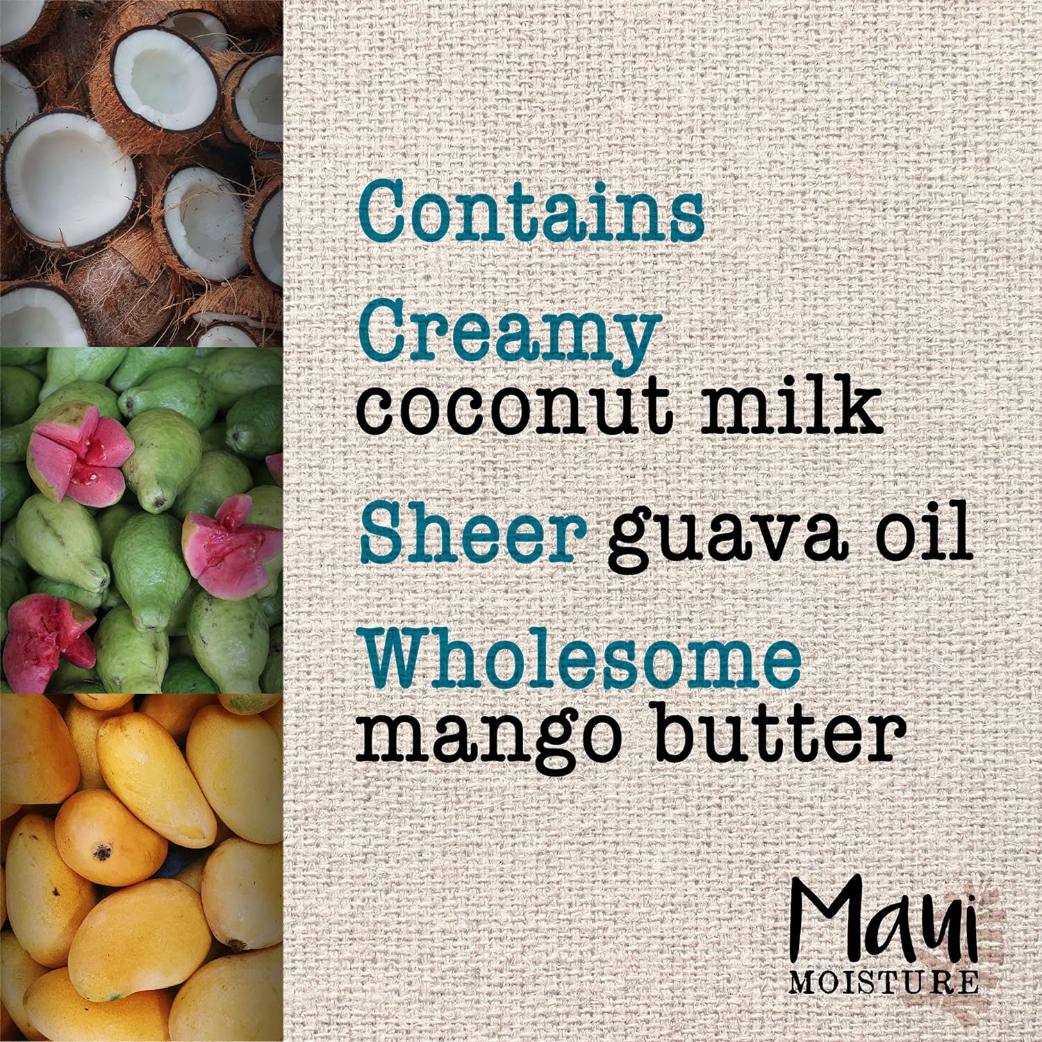 Maui Nourish & Moisture + Coconut Milk Shampoo, For Dry Hair No Sulfates 385 Ml - Image 4