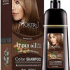 Mokeru Argan Oil Hair Color Shampoo Natural Black 500ml*