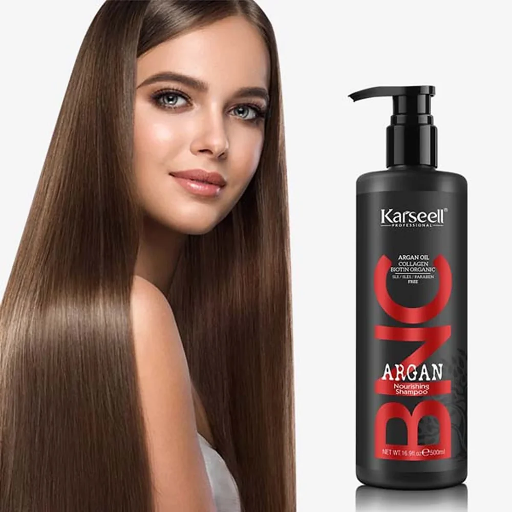 Karseell BNC Argan Nourishing Shampoo Collagen Biotin Organic 500ML*